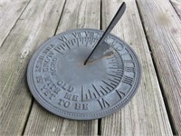 Metal Sun Dial