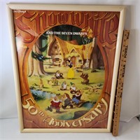 Snow White & Seven Dwarf Disney Poster