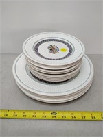 14 Wedgwood plates-- 2 with chips