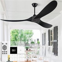 $220  Eliora 60 Inch Wood Ceiling Fan without ligh
