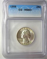 1956 Quarter ICG MS66+