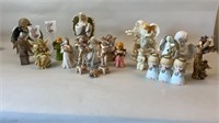 Large assortment of collectible angels