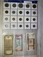 Foreign Coins & Bills