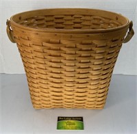 Leather Handle Longaberger Basket