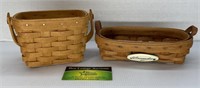 2 Longaberger Baskets