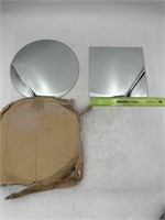 NEW Lot of 8- Small Shaped Mirrors 7-O & 1-??