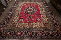 Tabriz Hand Woven Rug 9.8 x 12.6 ft