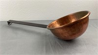 Antique Copper Ladle with Black Iron Handle