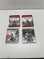 4 ps3 assassin’s Creed games