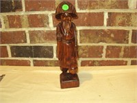 Carved Wooden Statue 12" Tall