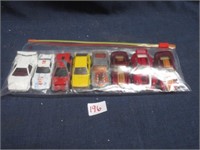 Mixed die cast cars .