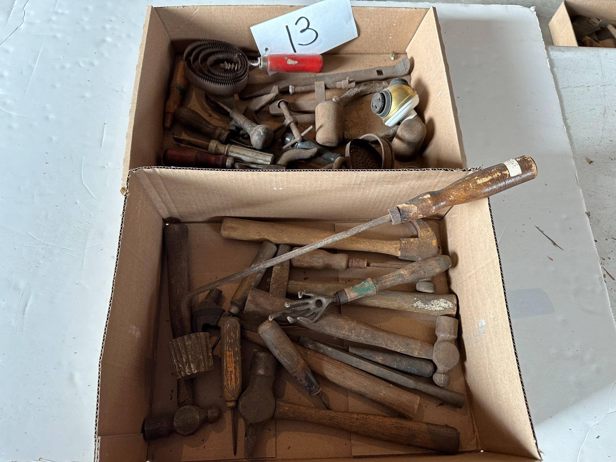 Clamps, hammers, tools