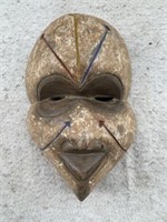 African Wood Carved Tribal Mask