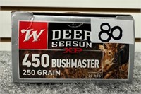 (20) Rounds of Deer Season XP Bushmaster 250 Gr.