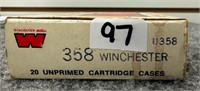 (18) Rounds of Winchester .358 Win. and (1) RP