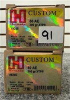(40) Rounds of Hornady 50AE 300 Gr. XTP.