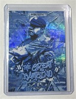 2017 Topps Fire Monikers Blue #1 Babe Ruth!