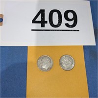 1959-D & 1963-D Roosevelt Dimes