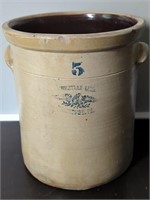 5-Gallon Stoneware Pennsylvania Crock