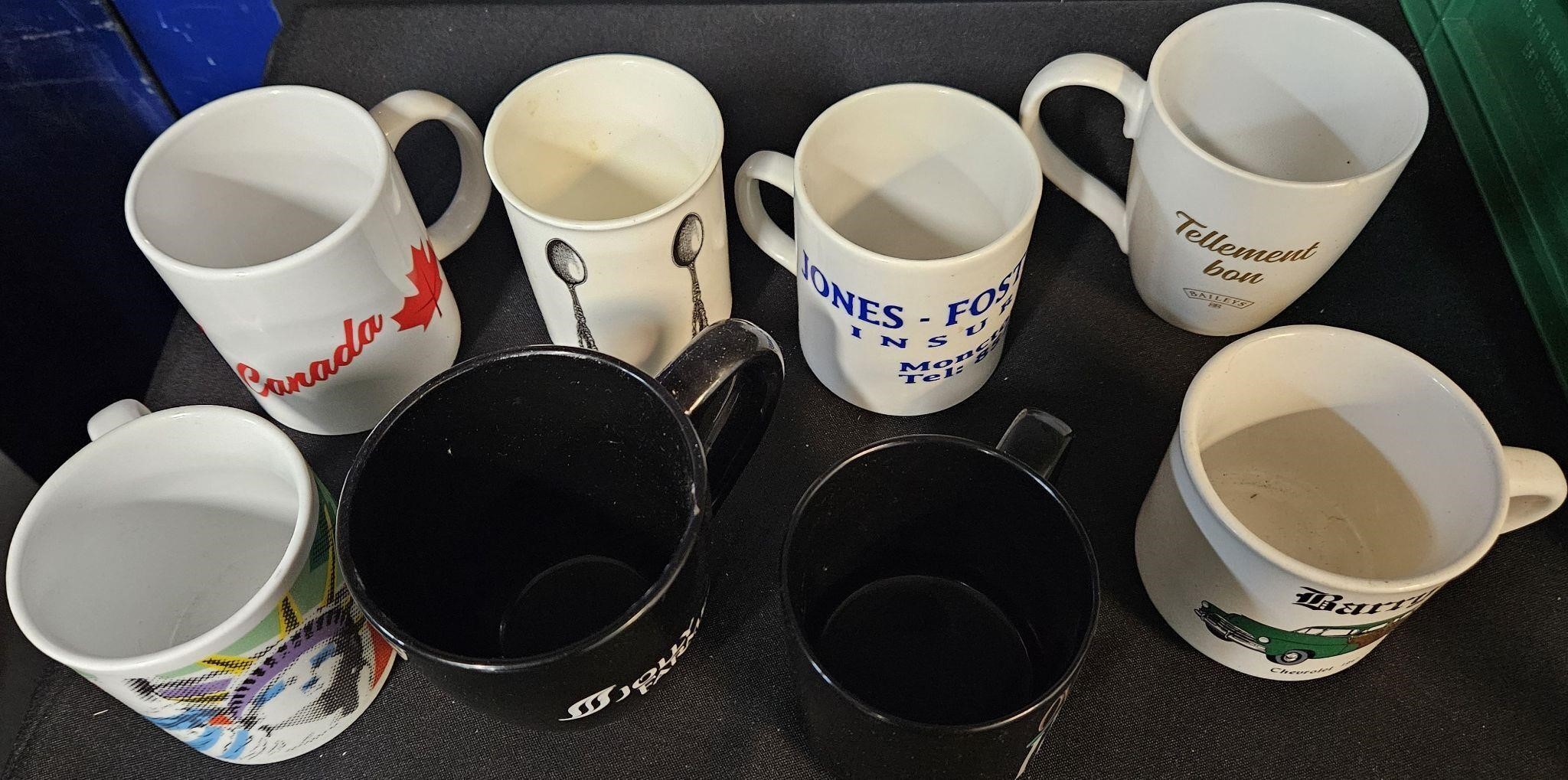 lots of coffee cup collectable