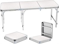 *Treemoo , Portable Foldable Table 6FT