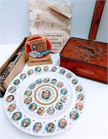Masonic Apron, President Plate & Collectibles