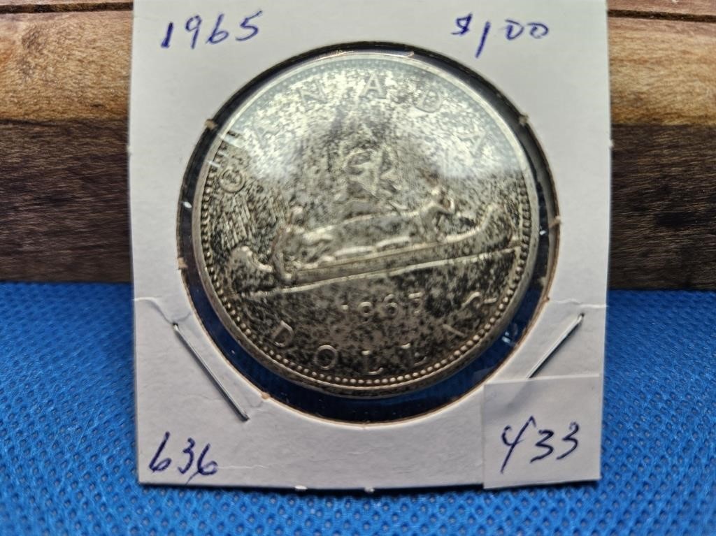 1-1965 SILVER DOLLAR