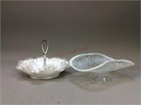 Metal Handle Silver Crest Candy Dish & More