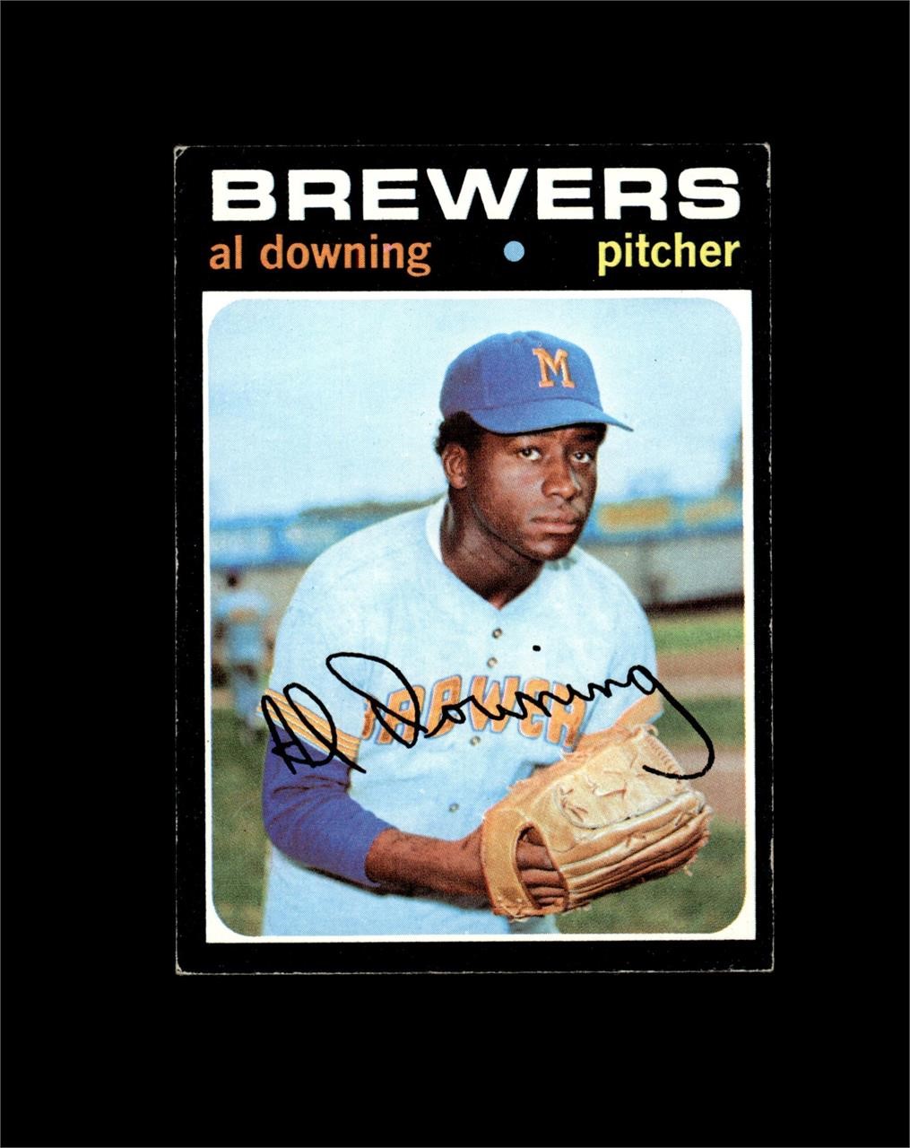 1971 Topps #182 Al Downing EX to EX-MT+