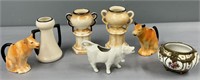 Continental Austrian Character Pottery Lot