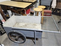 Lawn & Garden Trailer Cart,  Bed is  24 x 38"