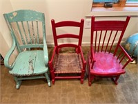 (3) Kids Chairs