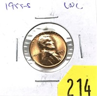 1955-S Lincoln cent