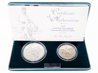 1995 Civil War Battlefield Comm. Coins Silver