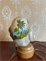 Seychelles Souvenir Lamp (23 cm H)