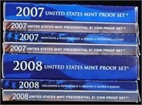 2007-2008 US PROOF, QTRS PR & PRES PR SETS