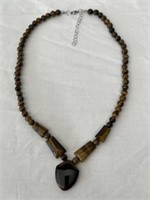 Tigers Eye Necklace w/ Stainless Clasp