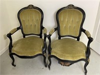 19th Century Upholstered Side Chairs