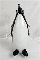 Heavy Art Glass Penguin Figurine