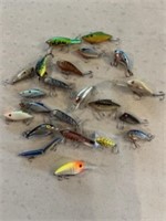 Old lures incl. Fred Arbogast jitterbug,