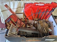 Drills, punches, chisels, misc supplies