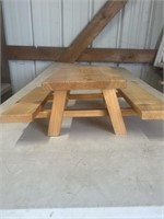 Small Wooden Picnic Table