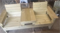 Wooden Outside Double Seater Bench