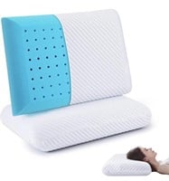 Ubozaw 2 Pack Cooling Gel Memory Foam Pillows
