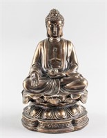 Chinese Metal Shakyamuni Buddha Statue