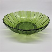 Vintage Indiana Glass Green Salad Bowl