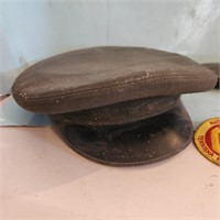 Vintage Dress Military Barracks Badge Green Hat,