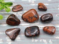 MAHOGANY OBSIDIAN ROCK STONE LAPIDARY SPECIMEN