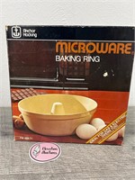 Vintage microwave baking ring