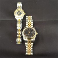 Pair of men's wrist watches